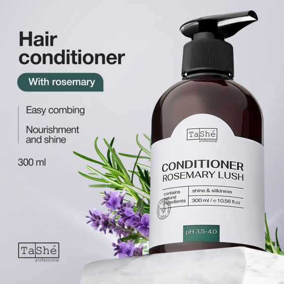 Tashe Professional Rosemar Nourishing Conditioner Enriched Biotin Smoothes Unrul Hair Add
