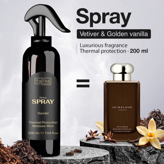 Tashe Professional Hair Spra Sandal Thermal Defense Perfumed Kiwi Mango Coconut Aloe Vera